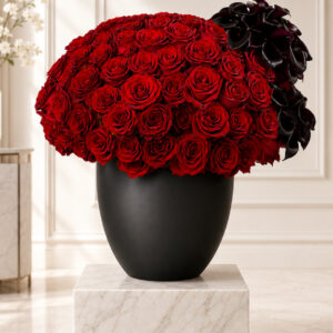 Midnight Crimson Elegance